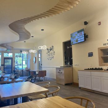 Sulbing Cafe - Interior is spacious! There's also an outdoor patio space - Cafes Near Me - Mountain View, California