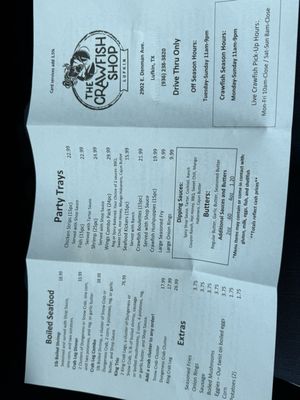 Menu photo 6 The Crawfish Shop Lufkin, TX