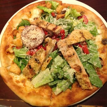 D'Lish - The Ceasar Salad Pizza at D'Lish - wonderful! - Pizza Near Me - Chula Vista, California