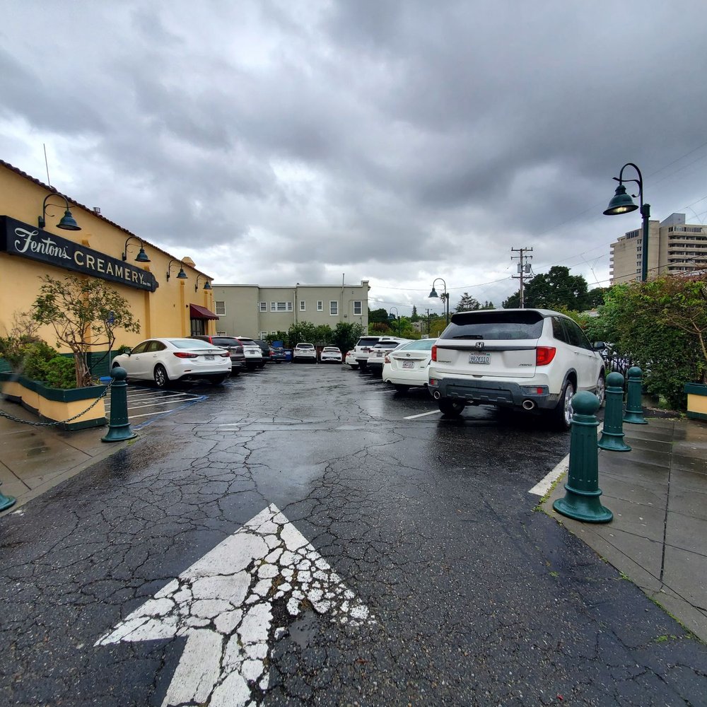 Fentons Creamery - Parking lot - Ice Cream & Frozen Yogurt Near Me - Oakland, California Fentons Creamery - Parking lot - Ice Cream & Frozen Yogurt Near Me - Oakland, California