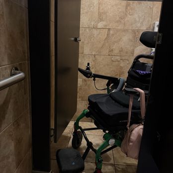 Phantom Canyon - Stall marked accessible that is too narrow for a wheelchair to fit - New American Near Me - Colorado Springs, Colorado Phantom Canyon - Stall marked accessible that is too narrow for a wheelchair to fit - New American Near Me - Colorado Springs, Colorado