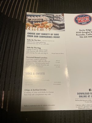 Menu photo 3 Jersey Mike's Subs Roseville, CA Menu photo 3 Jersey Mike's Subs Roseville, CA