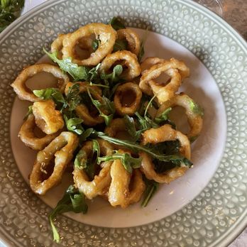 Wildflower - Crisp Calamari (already ate the arugula on top) - New American Near Me - Tucson, Arizona Wildflower - Crisp Calamari (already ate the arugula on top) - New American Near Me - Tucson, Arizona