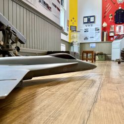 Sault Ste Marie Museum - Closeup of one of our military fighter jets in our Walter Wallace Military Gallery.