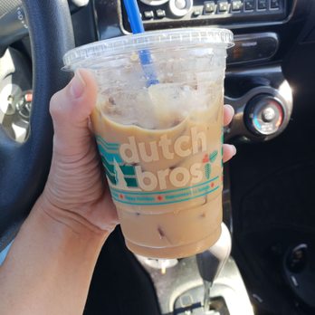 Dutch Bros Coffee - Hazelnut white chocolate iced coffee - Coffee & Tea Near Me - Tempe, Arizona