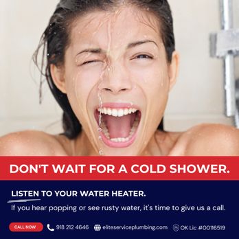 Elite Service Plumbing - Don't Wait for a Cold Shower - Water Heater Installation/Repair Near Me - Bixby, Oklahoma Elite Service Plumbing - Don't Wait for a Cold Shower - Water Heater Installation/Repair Near Me - Bixby, Oklahoma