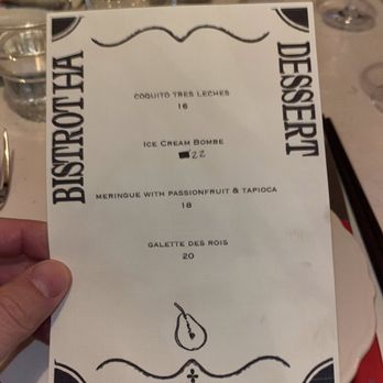Bistrot Ha - Menu (desserts) as of Dec 2025 though some were different - French Near Me - New York, New York Bistrot Ha - Menu (desserts) as of Dec 2025 though some were different - French Near Me - New York, New York