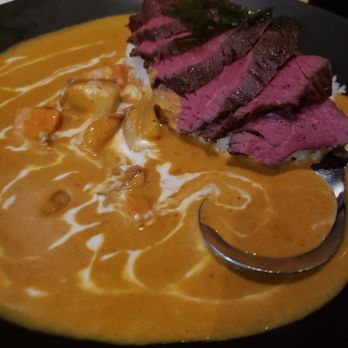 Hanuman Thai Eatery - Panang curry with steak - Thai Near Me - Costa Mesa, California