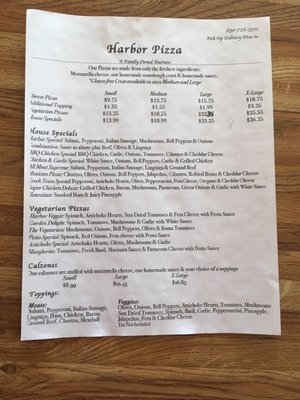 Menu photo 4 Harbor Pizza El Granada, CA Menu photo 4 Harbor Pizza El Granada, CA