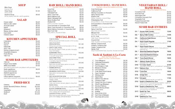 Menu photo 2 Toki Lebanon, OH Menu photo 2 Toki Lebanon, OH