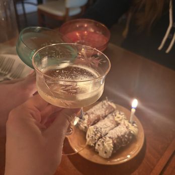 Hendrix & Siena - Birthday cannoli - Italian Near Me - Hopkins, Minnesota Hendrix & Siena - Birthday cannoli - Italian Near Me - Hopkins, Minnesota