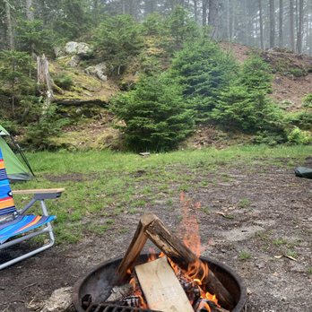 Sagadahoc Bay Campground - Fire at our camp site - Campgrounds Near Me - Georgetown, Maine