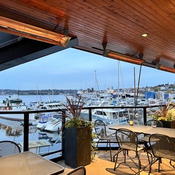 Duke's Seafood Greenlake - a view of the marina from the deck - American Near Me - Seattle, Washington Duke's Seafood Greenlake - a view of the marina from the deck - American Near Me - Seattle, Washington