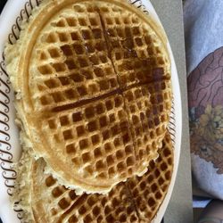 Waffle House - Sandersville - Two waffles with syrup. Excellent.