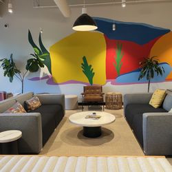 Another angle of the comfie couches
