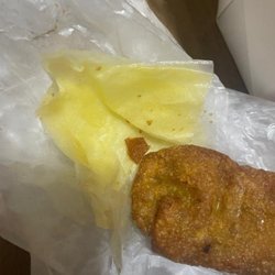Lucky's Chop Suey - Greasy napkin in bottom of eggroll bag