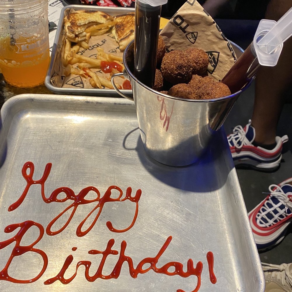 Topgolf - Happy Birthday Dessert Treat - Golf Near Me - Augusta, Georgia