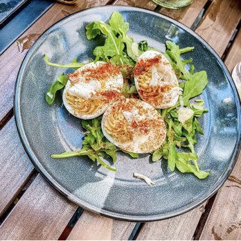 Copper Vine Inn - Jumbo Lump Crabmeat Deviled Eggs - Wine Bars Near Me - New Orleans, Louisiana Copper Vine Inn - Jumbo Lump Crabmeat Deviled Eggs - Wine Bars Near Me - New Orleans, Louisiana