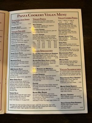 Menu photo 3 The Pizza Cookery Thousand Oaks, CA Menu photo 3 The Pizza Cookery Thousand Oaks, CA