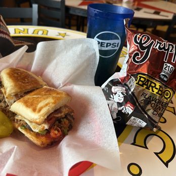 Sandy's Pizza - Grinder w/chips Mt. Dew - Pizza Near Me - Fort Branch, Indiana Sandy's Pizza - Grinder w/chips Mt. Dew - Pizza Near Me - Fort Branch, Indiana