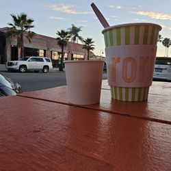 Rori's Artisanal Creamery - Sunset Views outside of Rory's