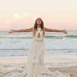 Bohemian wedding dress