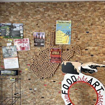 The RailYard - Cork board in entrance - New American Near Me - Bluefield, West Virginia The RailYard - Cork board in entrance - New American Near Me - Bluefield, West Virginia