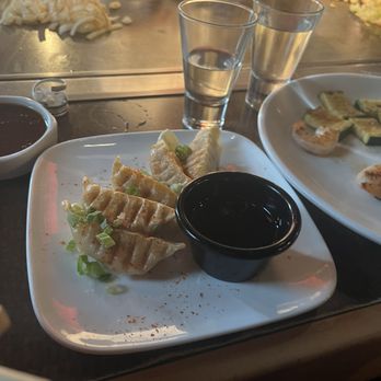 Benihana - PAN FRIED PORK GYOZA DUMPLINGS 6 pc - Sushi Bars Near Me - Salt Lake City, Utah Benihana - PAN FRIED PORK GYOZA DUMPLINGS 6 pc - Sushi Bars Near Me - Salt Lake City, Utah