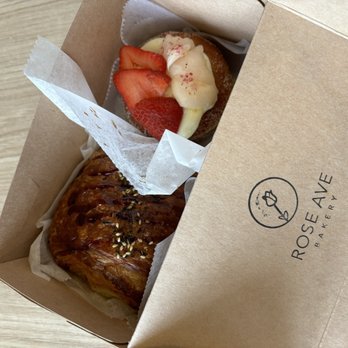 Rose Ave Bakery - strawberry rose lychee donut, spam musubi - Bakeries Near Me - Washington, DC, District of Columbia