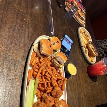 Dave & Buster's Los Angeles - Westchester - Wings and sliders, kids cheeseburger and fries, kids pretzel dogs and fries, and mozzarella cheese stick stacks. - Sports Bars Near Me - Los Angeles, California