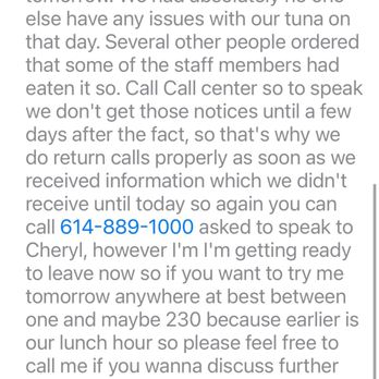 Firehouse Subs - Voicemail I received - Sandwiches Near Me - Columbus, Ohio Firehouse Subs - Voicemail I received - Sandwiches Near Me - Columbus, Ohio
