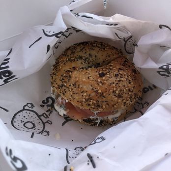 Hank's Bagels - Look at all that goodness on top! - Coffee & Tea Near Me - Burbank, California Hank's Bagels - Look at all that goodness on top! - Coffee & Tea Near Me - Burbank, California