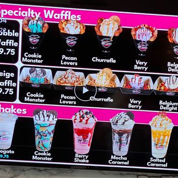 Waffles & Cream - Menu - Waffles Near Me - Richmond, California