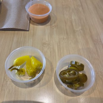 Habit Burger & Grill - Little peppers and pickled jalpenos - Burgers Near Me - Kent, Washington Habit Burger & Grill - Little peppers and pickled jalpenos - Burgers Near Me - Kent, Washington