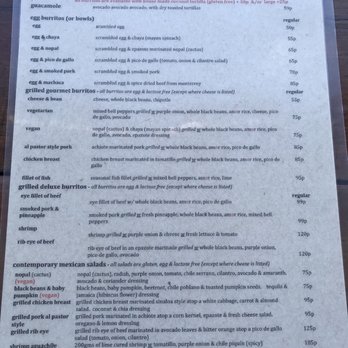 Burrito Amor - Menu - Bars Near Me - Tulum, ROO