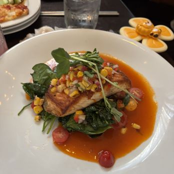 XIX Nineteen - Sun-Dried Tomato-Crusted Salmon - Lounges Near Me - Edmonton, Alberta