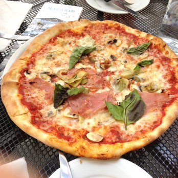 Portici - Capricciosa pizza - half without prosciutto - Italian Near Me - Toronto, Ontario Portici - Capricciosa pizza - half without prosciutto - Italian Near Me - Toronto, Ontario
