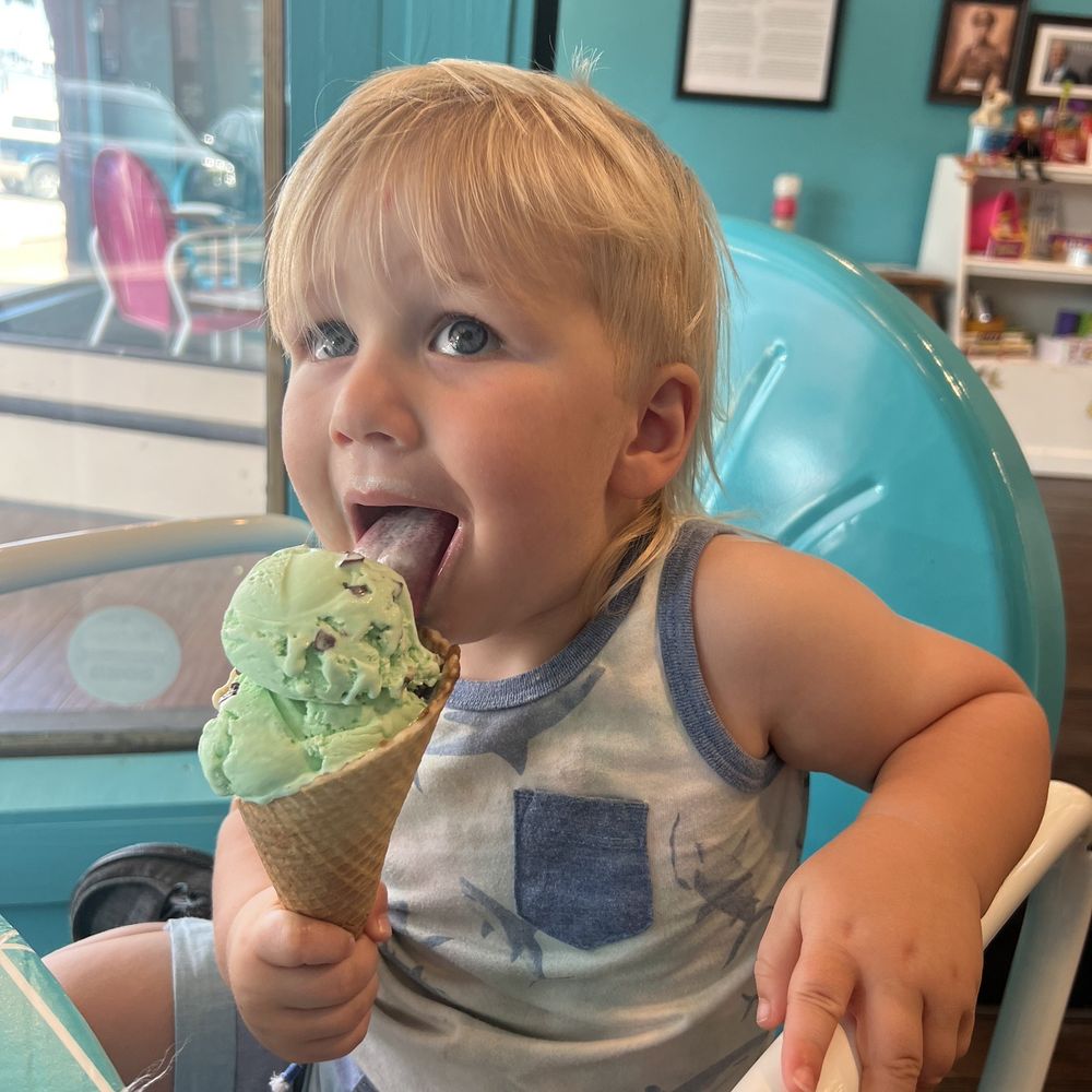 Hey Sugar Candy Store - Large mint chocolate chip in waffle cone - Ice Cream & Frozen Yogurt Near Me - Denison, Texas Hey Sugar Candy Store - Large mint chocolate chip in waffle cone - Ice Cream & Frozen Yogurt Near Me - Denison, Texas