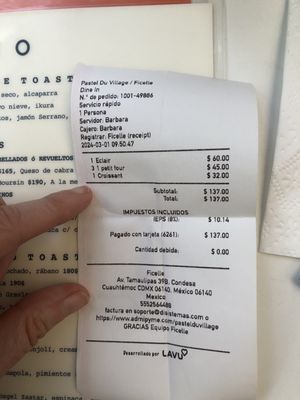 Menu photo 3 Ficelle Ciudad de México, DIF