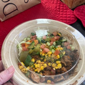 CAVA - Super Greens Bowl- underserved portion. (Prepped by the curly hair older man at the store) - Mediterranean Near Me - Frisco, Texas CAVA - Super Greens Bowl- underserved portion. (Prepped by the curly hair older man at the store) - Mediterranean Near Me - Frisco, Texas