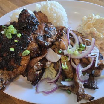 Da Local Boy - Da OG plate w/ Huli Huli Chicken and Pork Belly. - Hawaiian Near Me - Highwood, Illinois