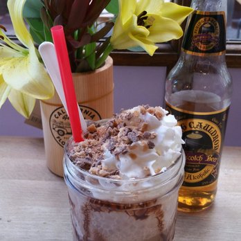 Float Pasadena - Wingardium Levifloat (Butterscotch Beer+ Chocolate Ice Cream+ Whipped Cream+ Chocolate syrup+ Crushed Heath Bar) - Coffee & Tea Near Me - Pasadena, California Float Pasadena - Wingardium Levifloat (Butterscotch Beer+ Chocolate Ice Cream+ Whipped Cream+ Chocolate syrup+ Crushed Heath Bar) - Coffee & Tea Near Me - Pasadena, California