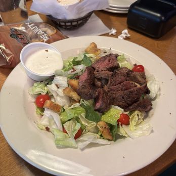 Texas Roadhouse - the "Steakhouse Filet Salad*" I was given. - Steakhouses Near Me - Columbus, Ohio Texas Roadhouse - the "Steakhouse Filet Salad*" I was given. - Steakhouses Near Me - Columbus, Ohio