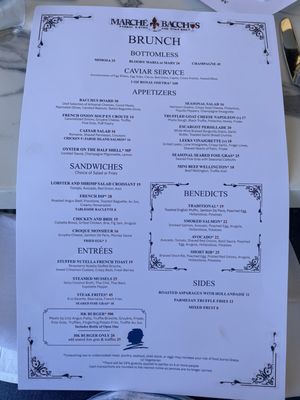 Menu photo 1 Marché Bacchus Las Vegas, NV