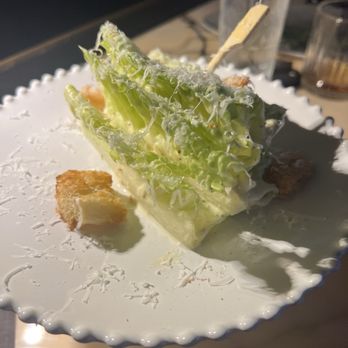 Giselle Miami - Caesar salad skewer - Mediterranean Near Me - Miami, Florida Giselle Miami - Caesar salad skewer - Mediterranean Near Me - Miami, Florida
