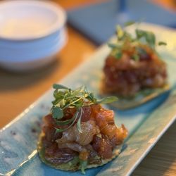 Saltwater Coastal Grill - Sake Maguro Tostadas