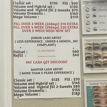 K&V Lash Studio - Pricing for lashes - Eyelash Service Near Me - Sacramento, California K&V Lash Studio - Pricing for lashes - Eyelash Service Near Me - Sacramento, California