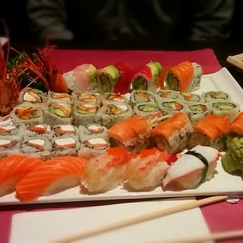 Sushi 99 - Crazy roll. Alaska. Rainbow roll. I forget the rest. So good! - Sushi Bars Near Me - Port Orange, Florida Sushi 99 - Crazy roll. Alaska. Rainbow roll. I forget the rest. So good! - Sushi Bars Near Me - Port Orange, Florida