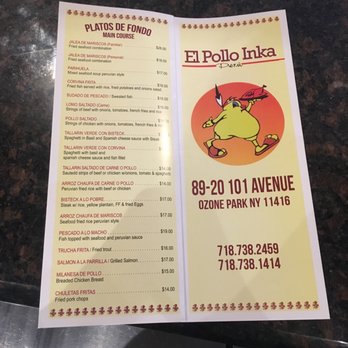 El Pollo Inka Peru - New menu - Peruvian Near Me - Ozone park, New York El Pollo Inka Peru - New menu - Peruvian Near Me - Ozone park, New York