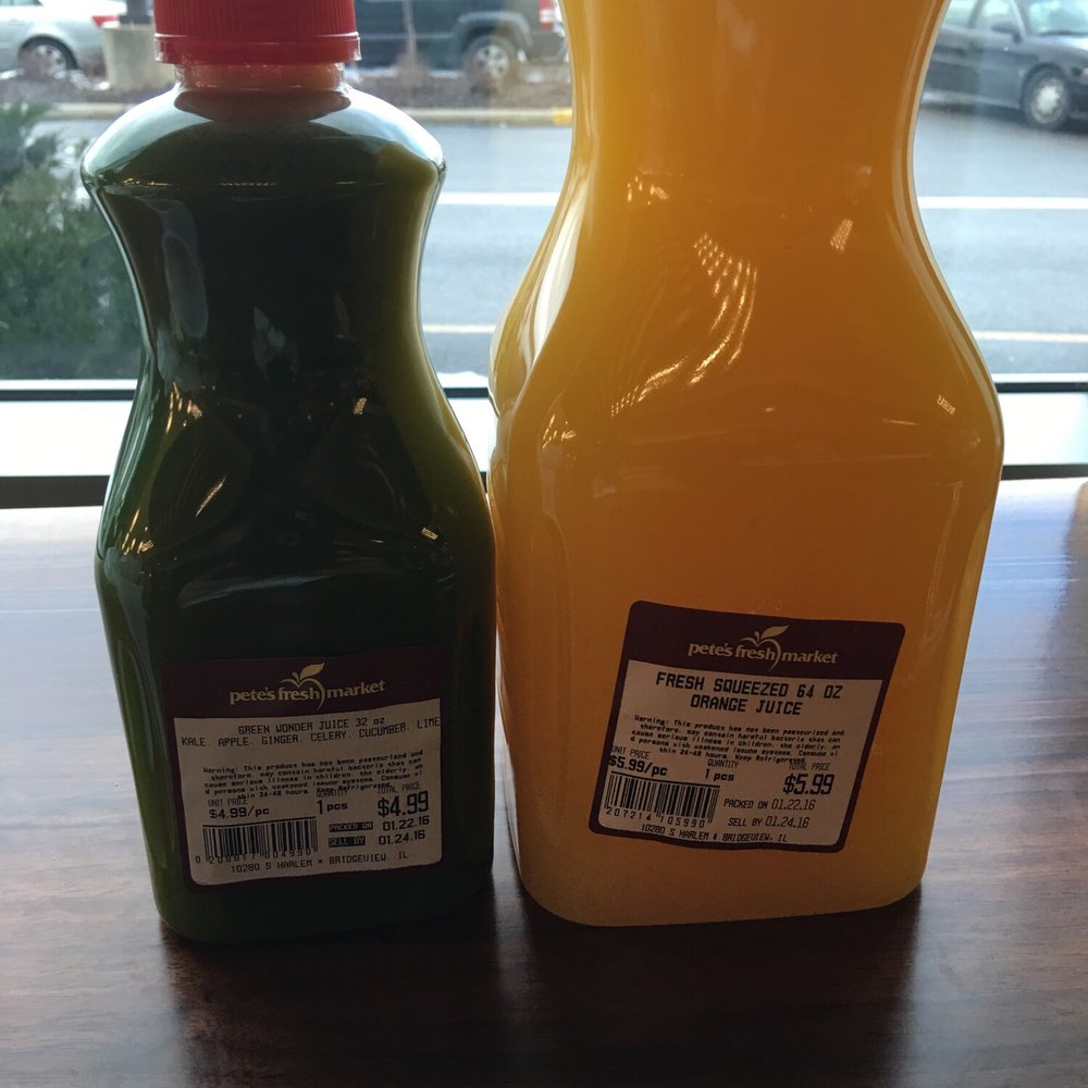 Pete's Market - Fresh vegetable juice/orange juice - Grocery Near Me - Bridgeview, Illinois